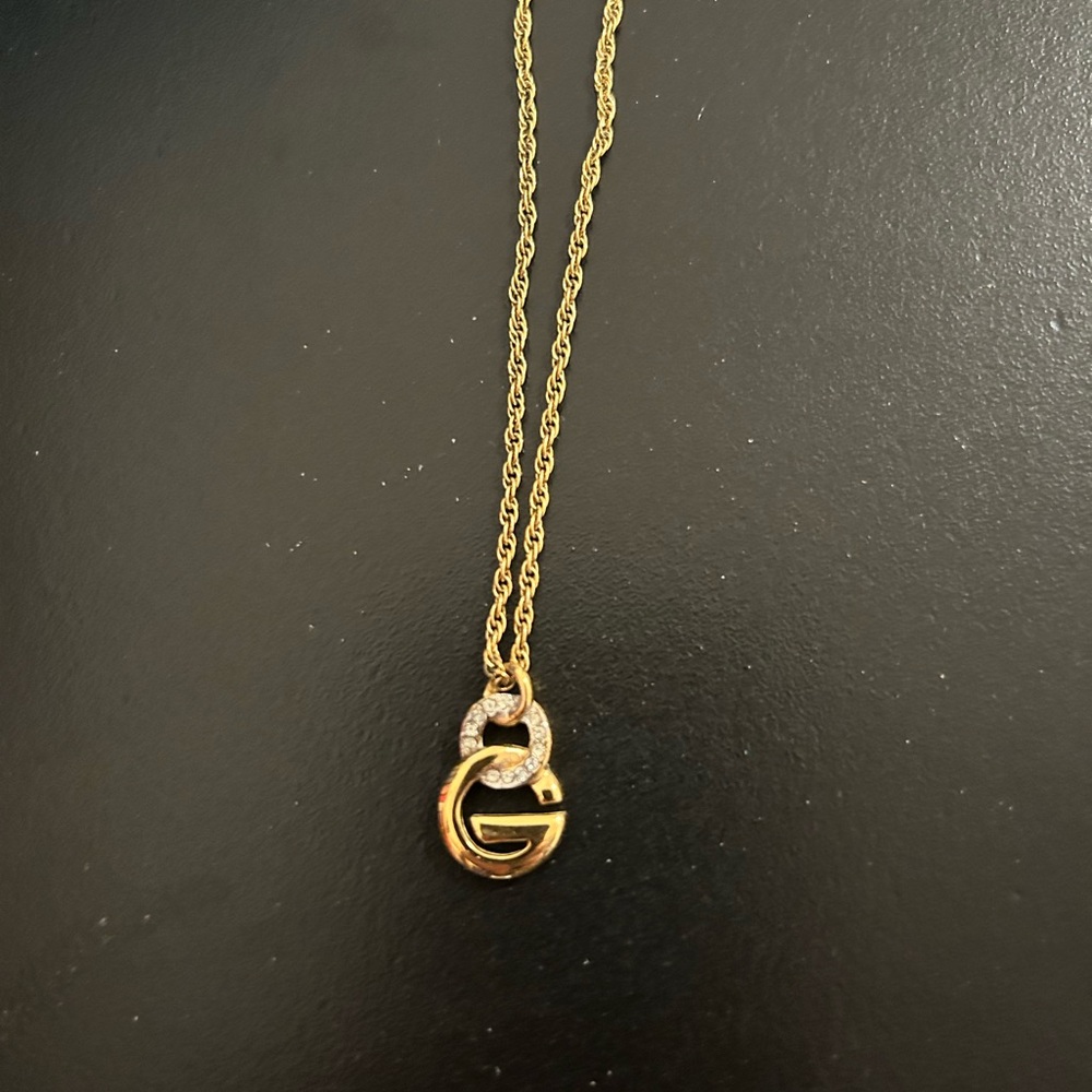 Gold and stone Givenchy necklace